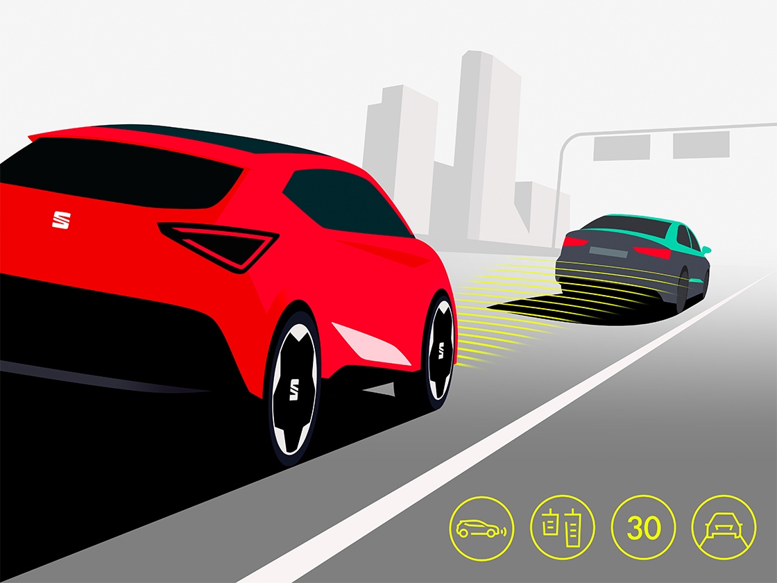 safe & driving pack xl enhances the seat ibiza’s design and adds safety to the driving experince 