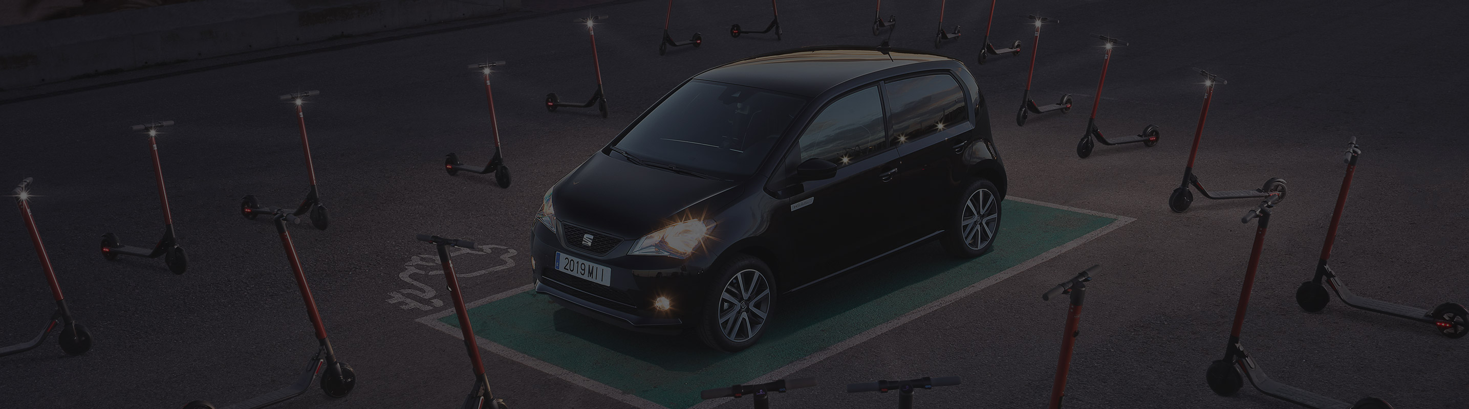 Recharging city driving SEAT Mii electric