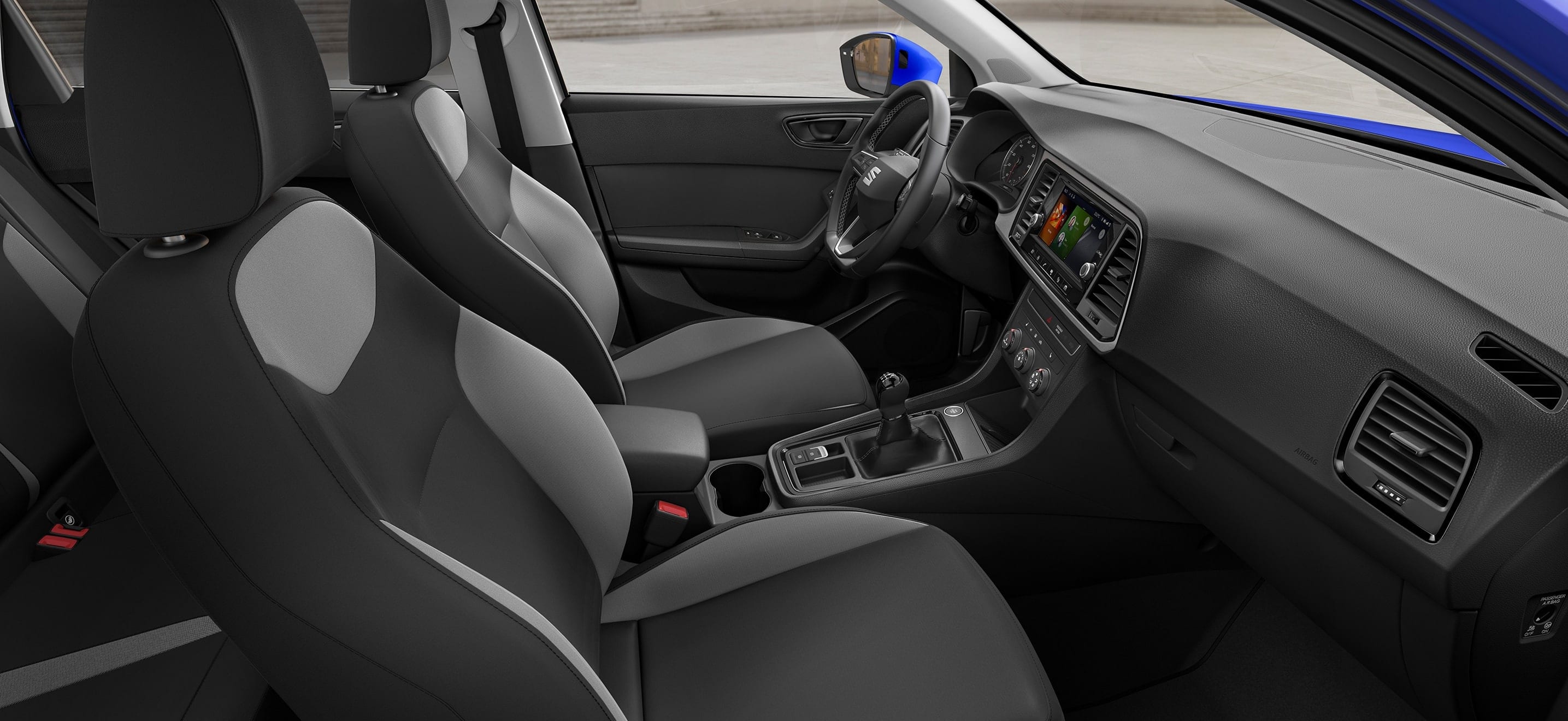 New SEAT Ateca cloth black grey seats Reference