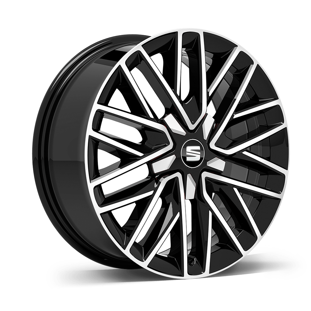 New SEAT Ibiza Dynamic alloy wheel 17 inch Black Machined