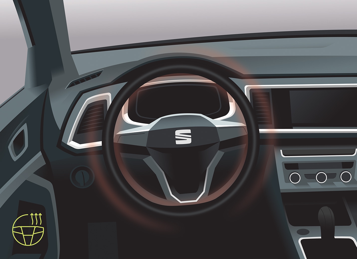 SEAT Tarraco SUV 7 seater technology heated steering wheel