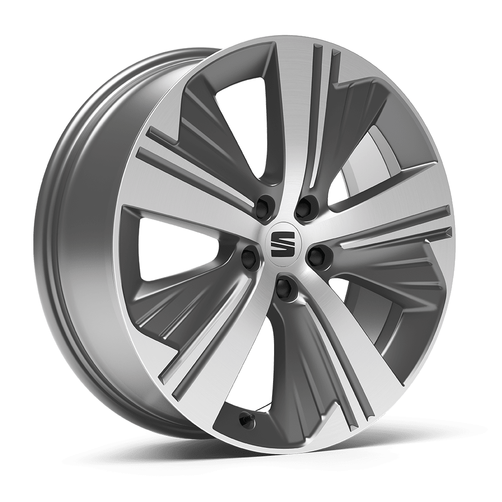 SEAT Tarraco SUV 7 seater design alloy wheels 19 inch machined